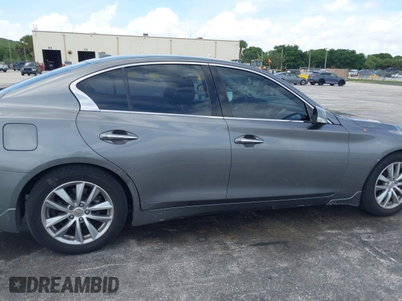 2015 Infiniti Q50 with VIN JN1BV7AP3FM347115, listed as a IAAI auction lot 42787619 with 213,995 mi miles and . Bid and sale history available at DreamBid. Image 13.