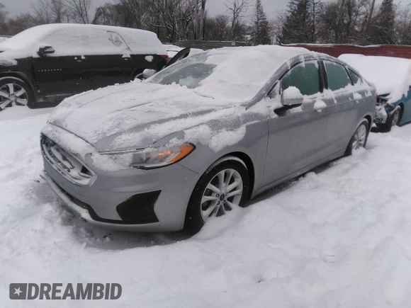 2020 Ford Fusion SE with VIN 3FA6P0HD6LR186599, listed as a IAAI auction lot 41541530 with 0 mi miles. Bid and sale history available at carsss.com. Image 2.