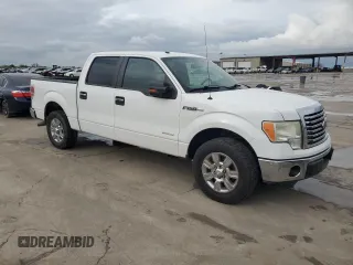 2011 Ford F-150 XLT with VIN 1FTFW1CT6BFB91332, listed as a Copart auction lot 51261095 with 175,046 mi miles and Clean Title. Bid and sale history available at carsss.com. Image 4.