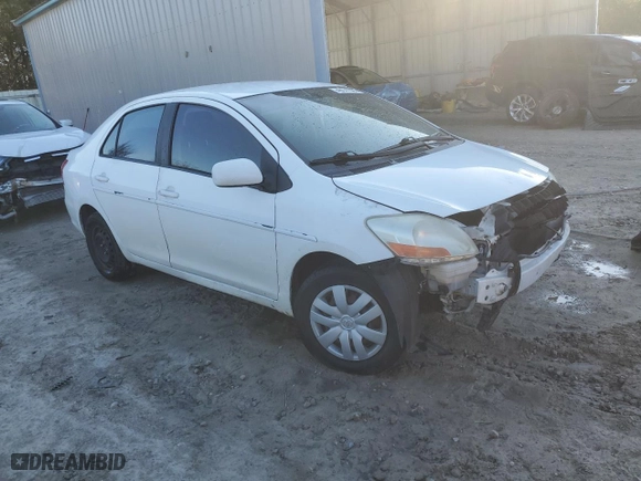 2008 Toyota Yaris with VIN JTDBT923881273754, listed as a Copart auction lot 46037305 with 123,723 mi miles and Salvage Title. Bid and sale history available at carsss.com. Image 4.
