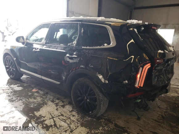 2021 Kia Telluride SX with VIN 5XYP54HC8MG128752, listed as a Copart auction lot 87823935 with 62,002 mi miles and Salvage Title. Bid and sale history available at carsss.com. Image 2.