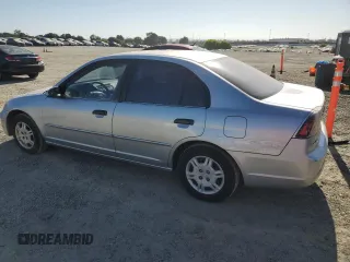 2001 Honda Civic LX z VIN 2HGES16521H511166, wystawiony jako Copart lot #61850595 z przebiegiem 153 192 mil mil oraz Szkoda całkowita • Salvage title. Historia ofert i sprzedaży dostępna na DreamBid. Obrazek 2.