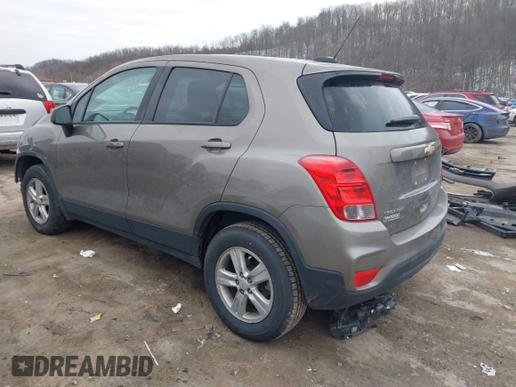 2022 Chevrolet Trax LS with VIN KL7CJNSM4NB514112, listed as a IAAI auction lot 41069182 with 86,331 mi miles. Bid and sale history available at carsss.com. Image 3.