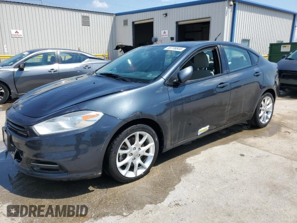 2013 Dodge Dart Rallye with VIN 1C3CDFBA2DD137163, listed as a Copart auction lot 58738844 with 108,822 mi miles and Salvage Title. Bid and sale history available at carsss.com. Image 1.