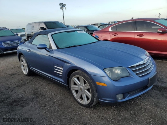 2005 Chrysler Crossfire Limited with VIN 1C3AN65L65X046320, listed as a Copart auction lot 75063504 with 98059 miles and Salvage Title. Bid and sale history available at carsss.com. Image 4.