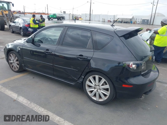 2008 Mazda 3 Mazdaspeed3 Sport with VIN JM1BK34M281857945, listed as a IAAI auction lot 42083322 with 110,416 mi miles and . Bid and sale history available at DreamBid. Image 3.