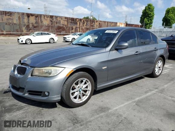 2010 BMW 3 Series 328i with VIN WBAPH5G59ANM70857, listed as a Copart auction lot 56457805 with 93,068 mi miles and Salvage title. Bid and sale history available at DreamBid. Image 1.