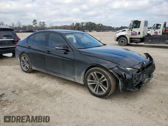 2016 BMW 3 Series 328i with VIN WBA8E9G54GNT43690, listed as a Copart auction lot 43991545 with 65,081 mi miles and Salvage Title. Bid and sale history available at carsss.com. Image 4.