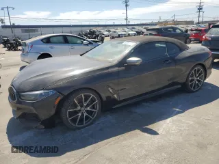2019 BMW 8 Series M850i xDrive with VIN WBAFY4C5XKBX29838, listed as a Copart auction lot 61364633 with 21,975 mi miles. Bid and sale history available at carsss.com. Image 1.