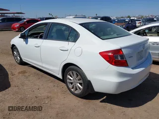 2012 Honda Civic EX with VIN 19XFB2F8XCE041230, listed as a IAAI auction lot 42142714 with 118,382 mi miles and . Bid and sale history available at DreamBid. Image 3.
