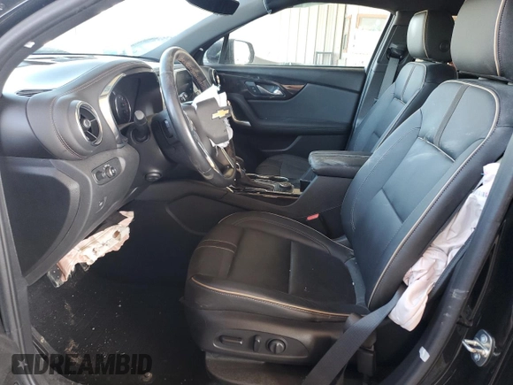 2020 Chevrolet Blazer Premier with VIN 3GNKBLRS8LS580997, listed as a Copart auction lot 47553255 with 46,373 mi miles and Salvage title. Bid and sale history available at DreamBid. Image 7.