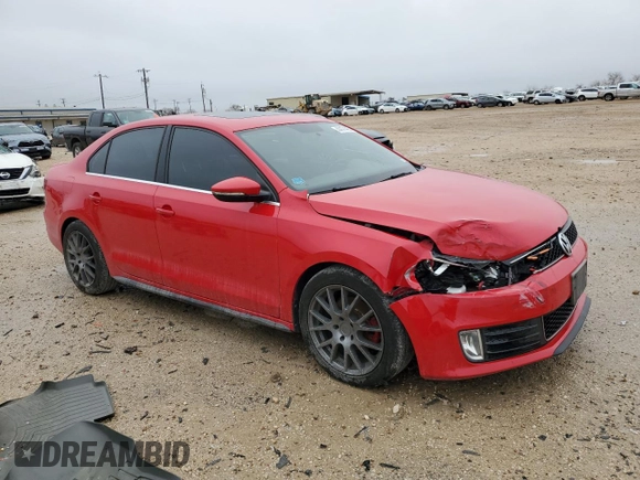 2013 Volkswagen Jetta Autobahn with VIN 3VW4S7AJ7DM455052, listed as a Copart auction lot 44171485 with 56,707 mi miles and Salvage title. Bid and sale history available at DreamBid. Image 4.