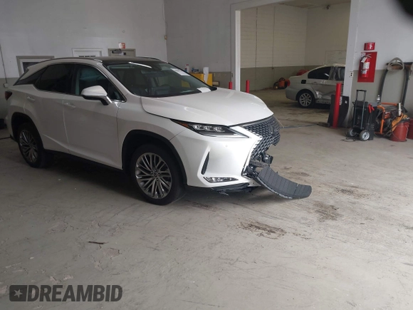 2021 Lexus RX with VIN 2T2JZMDA0MC295323, listed as a IAAI auction lot 42006747 with 45,160 mi miles. Bid and sale history available at carsss.com. Image 1.