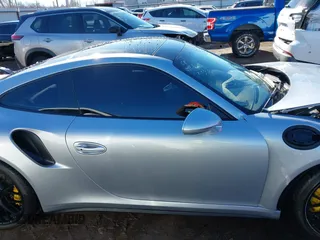 2016 Porsche 911 Turbo S with VIN WP0AD2A93GS166450, listed as a IAAI auction lot 41301144 with 23,420 mi miles. Bid and sale history available at carsss.com. Image 13.