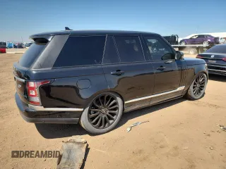 2015 Land Rover Range Rover Supercharged with VIN SALGS2TF1FA215158, listed as a Copart auction lot 60227065 with 97,737 mi miles and Clean title. Bid and sale history available at DreamBid. Image 3.