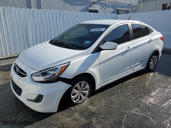 2016 Hyundai Accent SE with VIN KMHCT4AE7GU971078, listed as a Copart auction lot 50918275 with 56,145 mi miles and Clean Title. Bid and sale history available at carsss.com. Image 1.