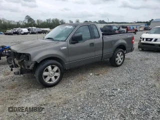 2005 Ford F-150 XL with VIN 1FTRF12W15NB85456, listed as a Copart auction lot 51114055 with 105,747 mi miles and Salvage Title. Bid and sale history available at carsss.com. Image 1.