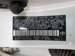 2013 Toyota Prius One with VIN JTDKN3DU3D5680879, listed as a Copart auction lot 63766415 with 223,849 mi miles and Clean title. Bid and sale history available at DreamBid. Image 12.
