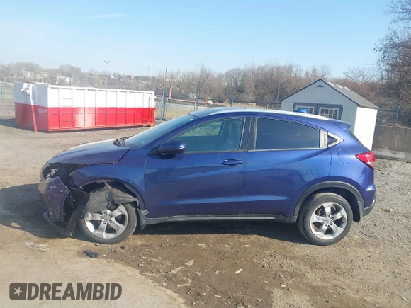 2016 Honda HR-V EX-L w/Navi with VIN 3CZRU6H74GM736618, listed as a IAAI auction lot 41735309 with 57,530 mi miles. Bid and sale history available at carsss.com. Image 14.