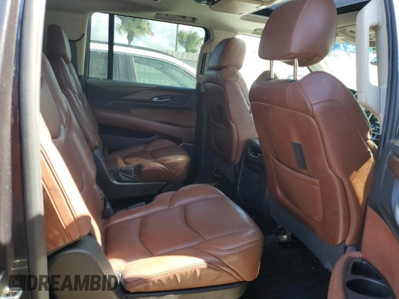 2018 Cadillac Escalade ESV Premium Luxury z VIN 1GYS3JKJ5JR147062, wystawiony jako Copart lot #76596064 z przebiegiem 157 347 mil mil oraz Szkoda całkowita • Salvage title. Historia ofert i sprzedaży dostępna na DreamBid. Obrazek 11.