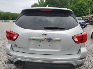 2019 Nissan Pathfinder SV with VIN 5N1DR2MN9KC618732, listed as a Copart auction lot 57251805 with 140,663 mi miles and Salvage title. Bid and sale history available at DreamBid. Image 6.