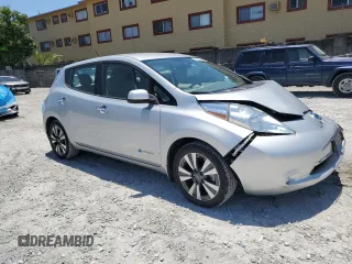 2017 Nissan LEAF SV z VIN 1N4BZ0CP6HC306580, wystawiony jako Copart lot #57180815 z przebiegiem 41 896 mil mil oraz Szkoda całkowita • Salvage title. Historia ofert i sprzedaży dostępna na DreamBid. Obrazek 4.