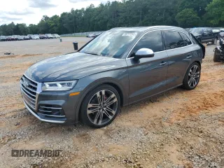 2018 Audi SQ5 Prestige с VIN WA1C4AFY8J2051105, выставлен на аукционе Copart как лот 55777245 с пробегом 50 273 миль миль и Списание • Salvage title. История ставок и продаж доступна на DreamBid. Изображение 1.