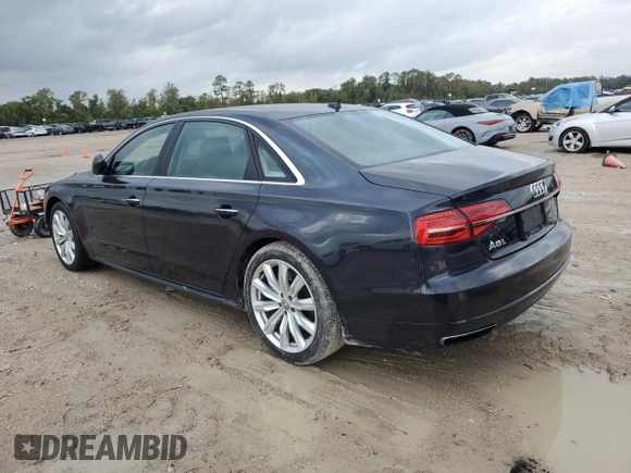 2016 Audi A8 L 4.0T Sport with VIN WAU43AFD2GN005784, listed as a Copart auction lot 78958264 with 146,710 mi miles and Salvage Title. Bid and sale history available at carsss.com. Image 2.
