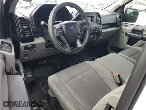 2017 Ford F-150 XL with VIN 1FTEX1C80HKD03319, listed as a Copart auction lot 52503605 with 0 mi miles and Clean Title. Bid and sale history available at carsss.com. Image 8.