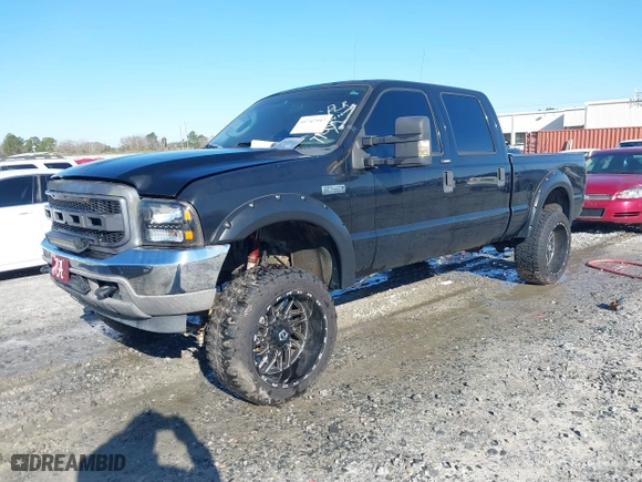 2004 Ford Super Duty F-250 XL with VIN 1FTNW21L24EA16797, listed as a IAAI auction lot 41747547 with 1 mi miles. Bid and sale history available at carsss.com. Image 17.