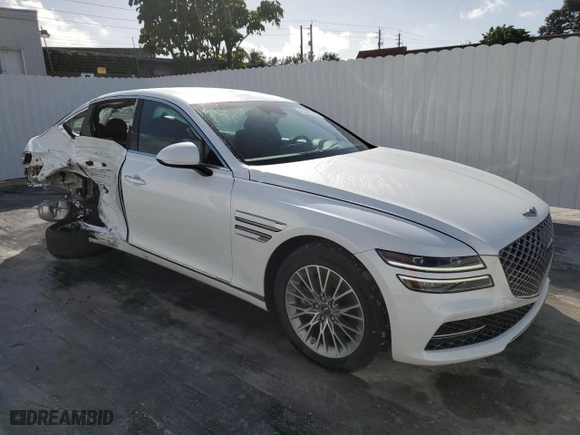 2024 Genesis G80 2.5T with VIN KMTGB4SC8RU238080, listed as a Copart auction lot 78123994 with 12,759 mi miles and Non Repairable. Bid and sale history available at carsss.com. Image 4.