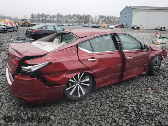 2019 Nissan Altima 2.5 Platinum with VIN 1N4BL4FVXKC107008, listed as a Copart auction lot 43424235 with 44,448 mi miles and Salvage Title. Bid and sale history available at carsss.com. Image 3.