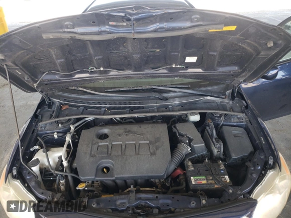 2011 Toyota Corolla L with VIN JTDBU4EE9B9133458, listed as a Copart auction lot 53847445 with 203,608 mi miles and Salvage Title. Bid and sale history available at carsss.com. Image 11.