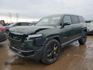2022 Rivian R1S Launch Edition with VIN 7PDSGABLXNN002875, listed as a Copart auction lot 46298585 with 0 mi miles and Salvage Title. Bid and sale history available at carsss.com. Image 1.