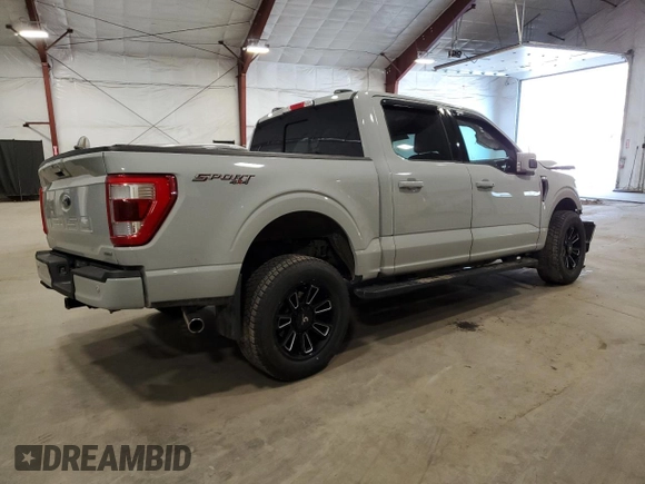 2023 Ford F-150 XL with VIN 1FTFW1E82PFC34533, listed as a Copart auction lot 52734775 with 0 mi miles and Salvage Title. Bid and sale history available at carsss.com. Image 3.