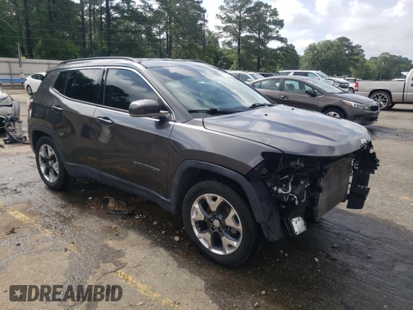2019 Jeep Compass Limited with VIN 3C4NJCCB3KT676286, listed as a Copart auction lot 57788025 with 83,425 mi miles and Salvage title. Bid and sale history available at DreamBid. Image 4.