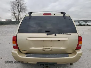 2001 Jeep Grand Cherokee Limited with VIN 1J4GW58N21C500181, listed as a Copart auction lot 49620415 with 150,256 mi miles and Salvage Title. Bid and sale history available at carsss.com. Image 6.
