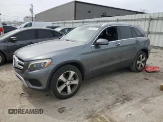 2017 Mercedes-Benz GLC with VIN WDC0G4KB3HF122503, listed as a Copart auction lot 49711475 with 163,634 mi miles and Salvage Title. Bid and sale history available at carsss.com. Image 1.