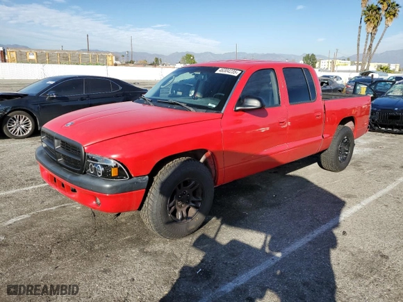 2001 Dodge Dakota Sport with VIN 1B7GL2AN41S214393, listed as a Copart auction lot 46304235 with 231,021 mi miles and Clean Title. Bid and sale history available at carsss.com. Image 1.