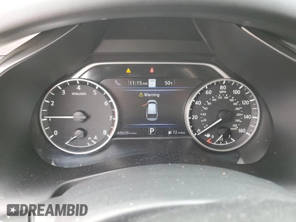 2020 Nissan Murano Platinum with VIN 5N1AZ2DS0LN113886, listed as a Copart auction lot 47242035 with 48,608 mi miles and Salvage title. Bid and sale history available at DreamBid. Image 9.