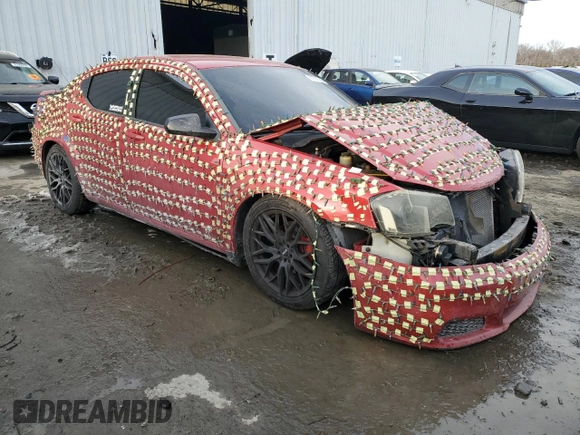 2012 Dodge Avenger SE with VIN 1C3CDZAGXCN254960, listed as a Copart auction lot 87791165 with Not Provided miles and Salvage Title. Bid and sale history available at DreamBid. Image 4.