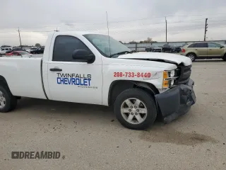 2010 Chevrolet Silverado 1500 Work Truck with VIN 1GCPCPEX9AZ201607, listed as a Copart auction lot 80228064 with Not Provided miles and Salvage Title. Bid and sale history available at DreamBid. Image 4.