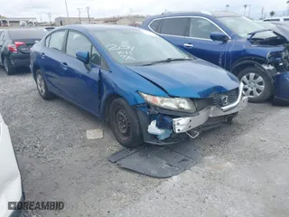 2015 Honda Civic Sedan LX with VIN 19XFB2F5XFE220989, listed as a IAAI auction lot 41739110 with 116,406 mi miles. Bid and sale history available at carsss.com. Image 1.