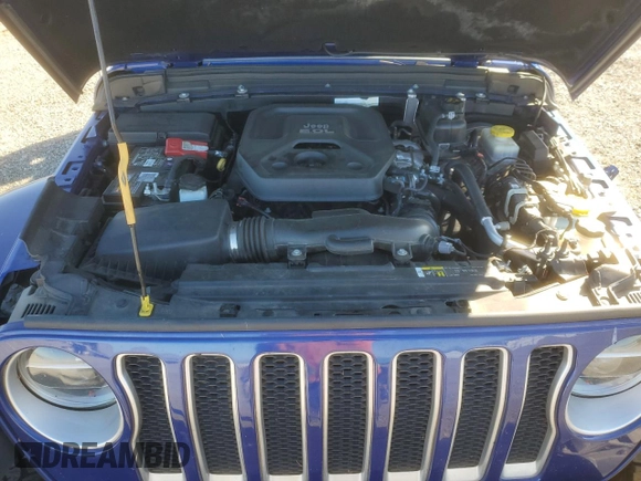 2018 Jeep Wrangler Unlimited Sahara z VIN 1C4HJXENXJW262779, wystawiony jako Copart lot #47882345 z przebiegiem Nie podano mil oraz Szkoda całkowita • Salvage title. Historia ofert i sprzedaży dostępna na DreamBid. Obrazek 13.