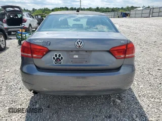 2014 Volkswagen Passat Wolfsburg Edition with VIN 1VWAS7A36EC116192, listed as a Copart auction lot 57643045 with 89,026 mi miles and Salvage title. Bid and sale history available at DreamBid. Image 6.