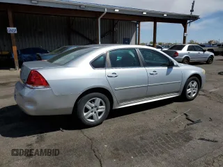 2011 Chevrolet Impala LS Fleet with VIN 2G1WF5EK2B1272419, listed as a Copart auction lot 53912305 with 83,841 mi miles and Salvage Title. Bid and sale history available at DreamBid. Image 3.