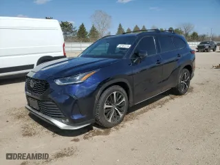 2021 Toyota Highlander XSE with VIN 5TDJZRBH2MS110245, listed as a Copart auction lot 52187275 with 79,962 mi miles and Salvage Title. Bid and sale history available at carsss.com. Image 1.