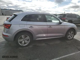 2018 Audi Q5 Premium Plus with VIN WA1BNAFY1J2107507, listed as a Copart auction lot 48763155 with 52,488 mi miles and Salvage Title. Bid and sale history available at carsss.com. Image 3.