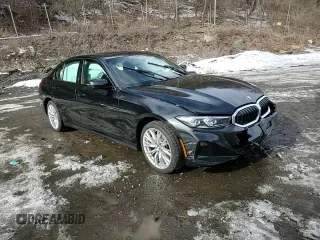 2023 BMW 3 Series 330i xDrive with VIN 3MW89FF09P8D76308, listed as a Copart auction lot 45942695 with 0 mi miles and Salvage Title. Bid and sale history available at carsss.com. Image 10.
