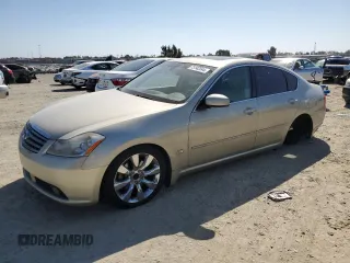2006 Infiniti M45 with VIN JNKBY01E66M201087, listed as a Copart auction lot 73142244 with 187,021 mi miles and Salvage Title. Bid and sale history available at carsss.com. Image 1.